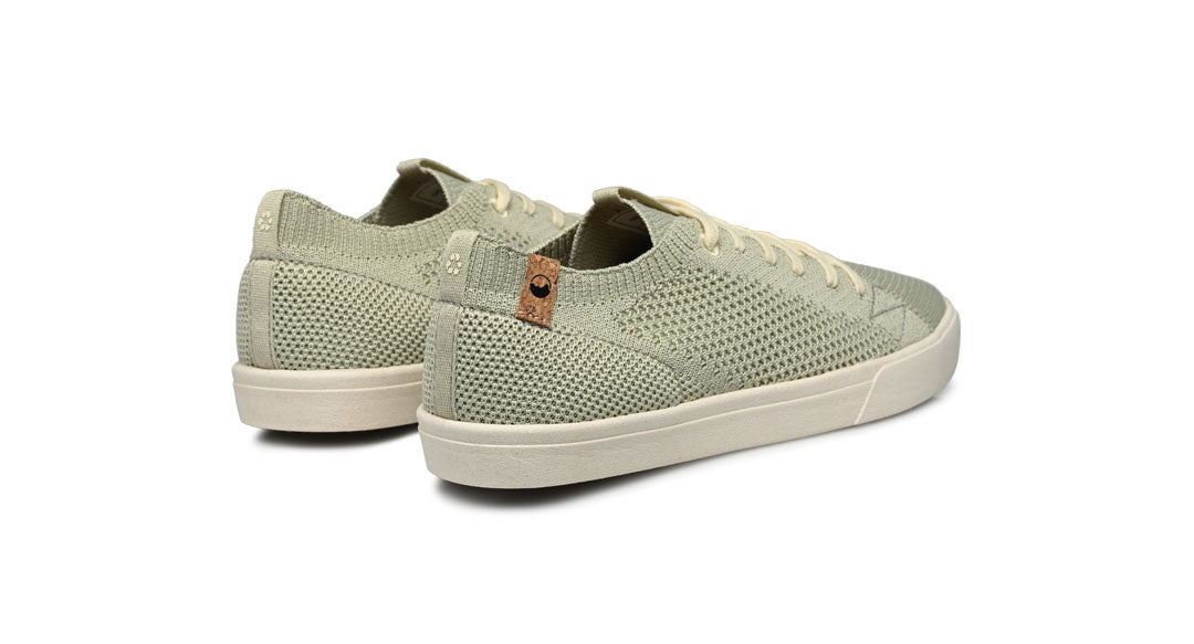 Baskets en matière recyclée | vert pâle "cannon knit w 2.0 faded green"