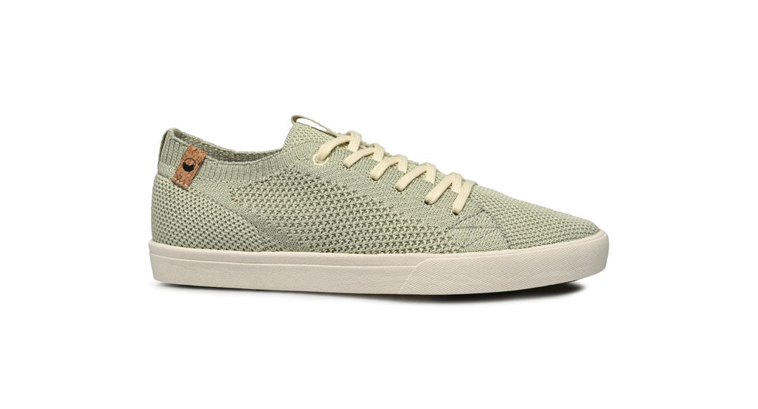 Baskets en matière recyclée | vert pâle "cannon knit w 2.0 faded green"