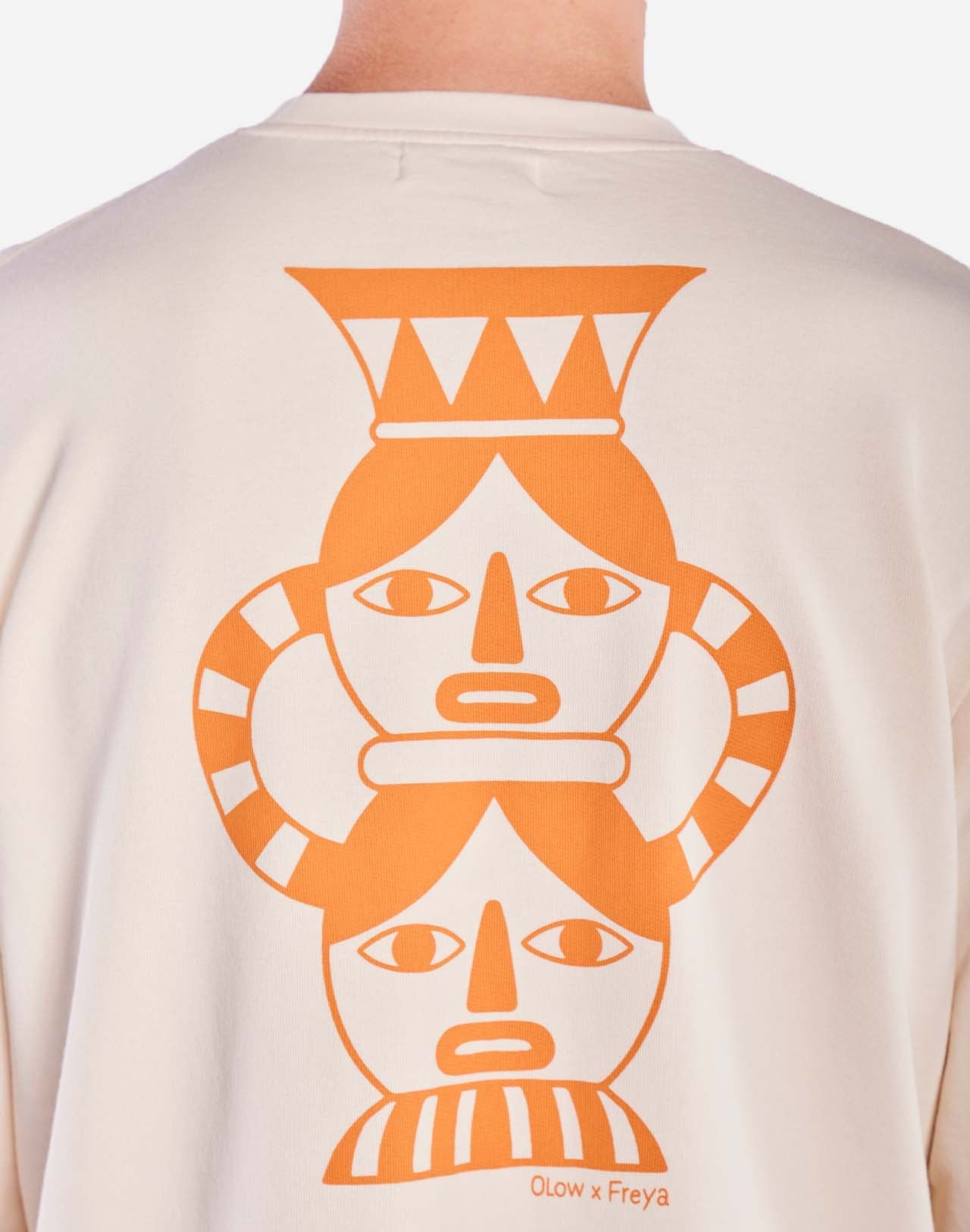 Sweat en coton biologique | "Sweat duality ivoire - ivory"