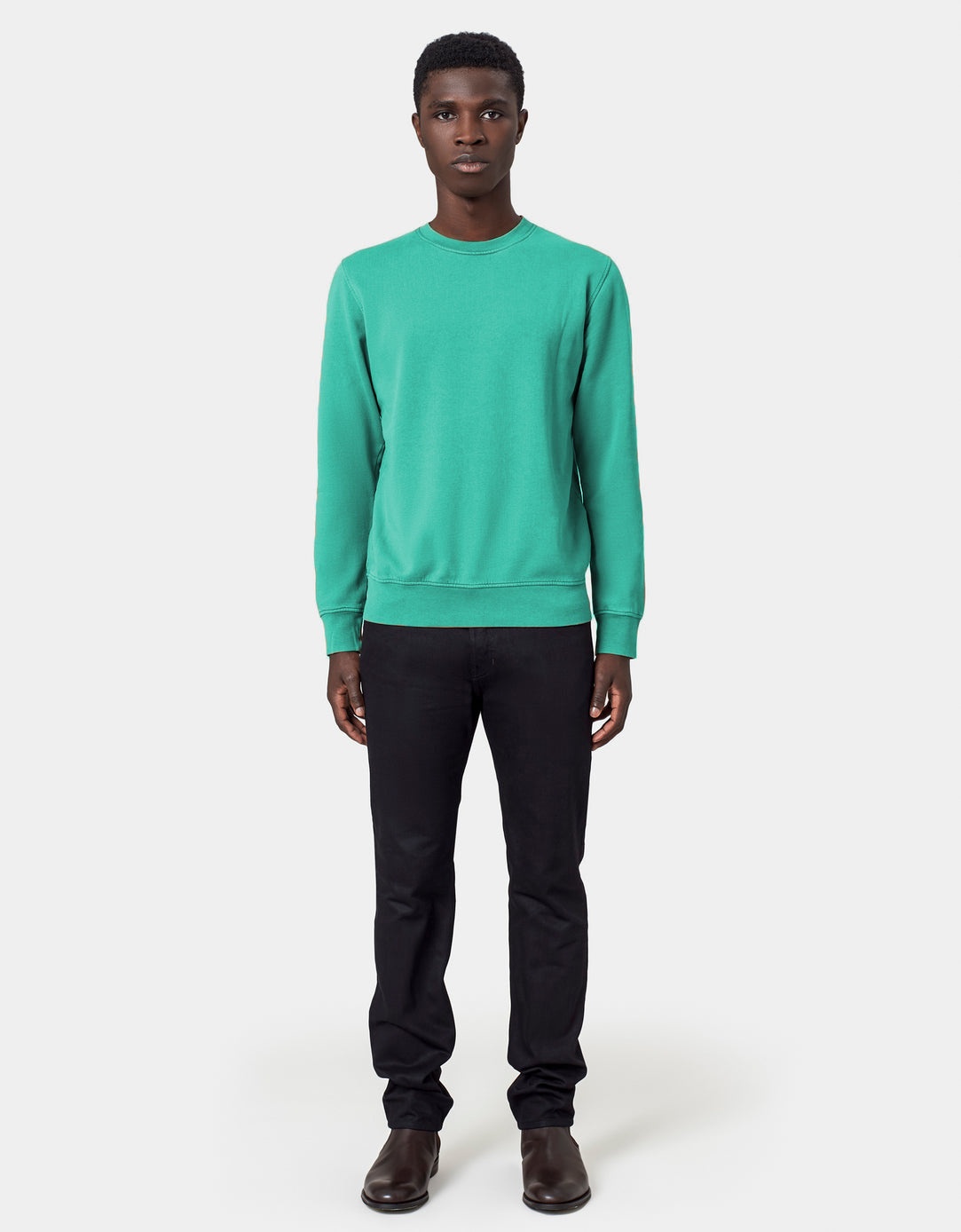 Sweat en coton bio | bleu turquoise "tropical sea"
