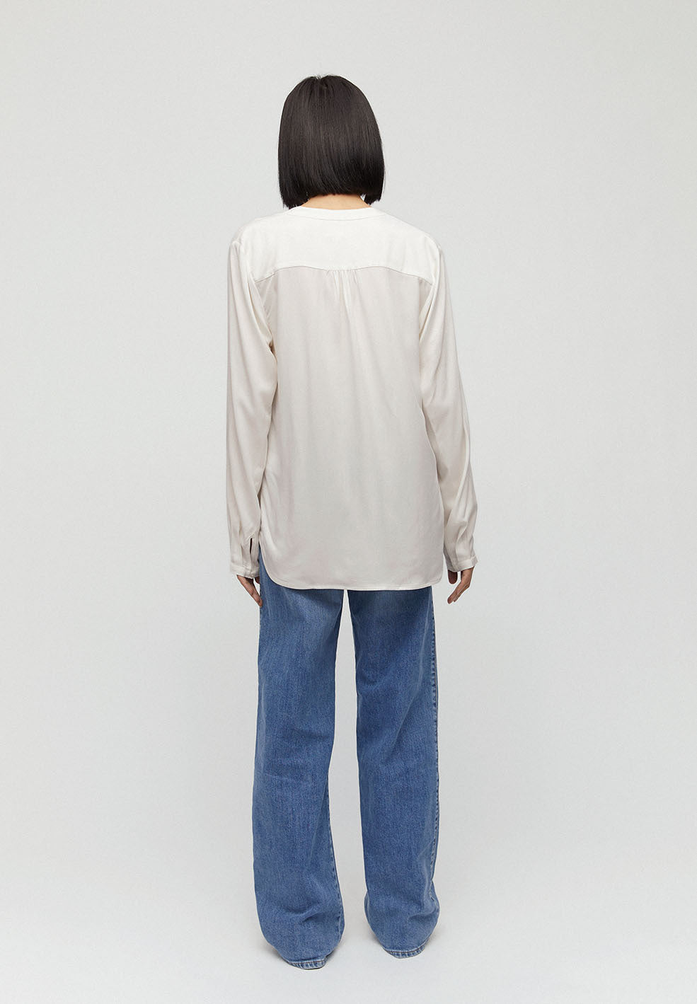 Blouse blanche en lenzing - Sylviaa