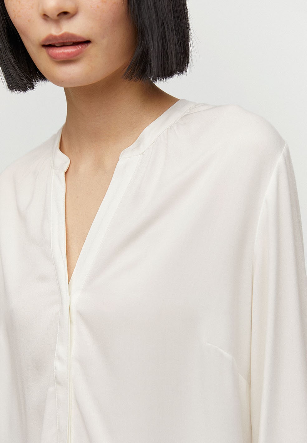 Blouse blanche en lenzing - Sylviaa