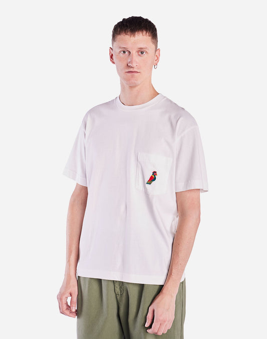 T-shirt en coton bio | blanc "quetzal ecru"