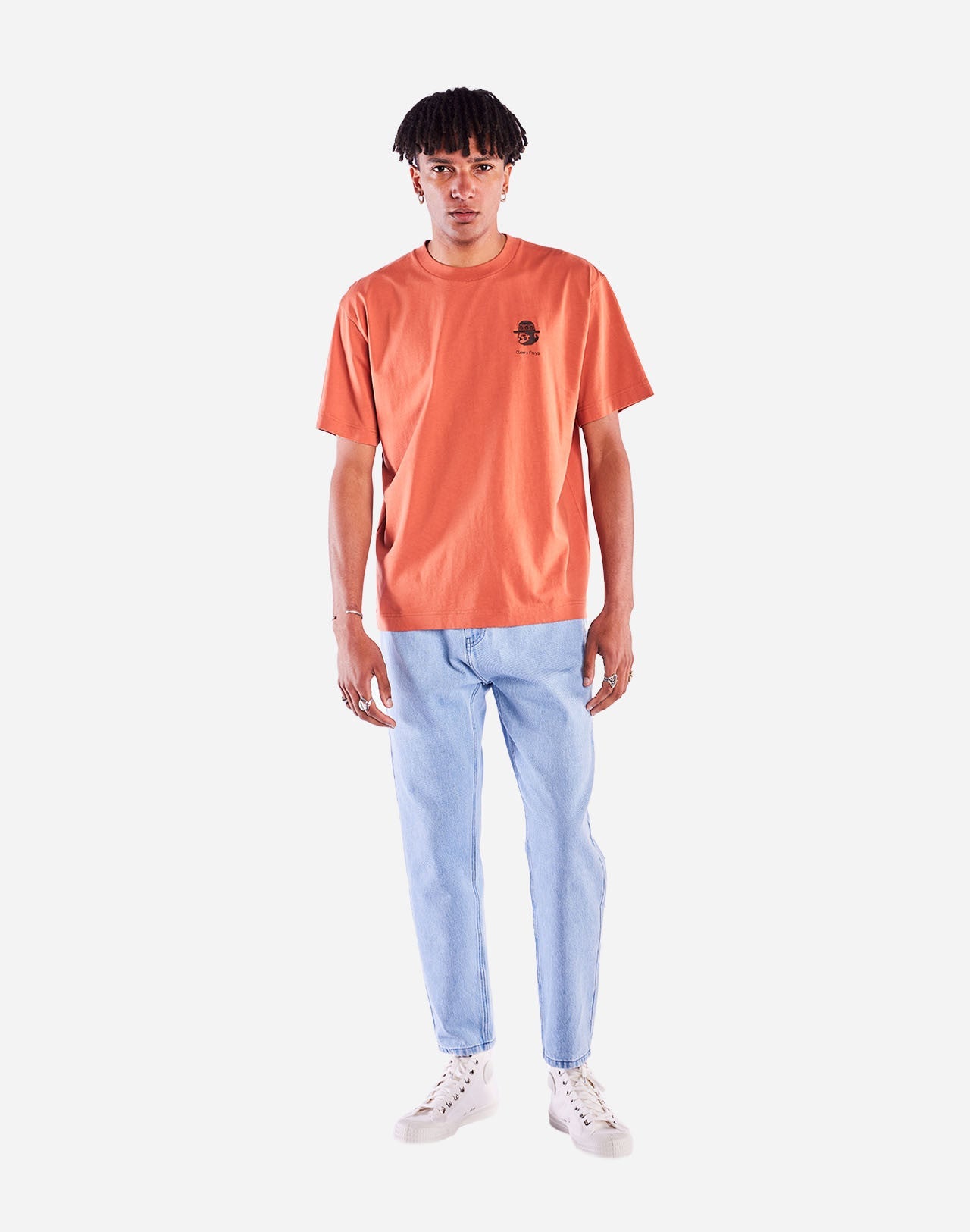 T-shirt en coton bio | orange "sabanero mandarine"