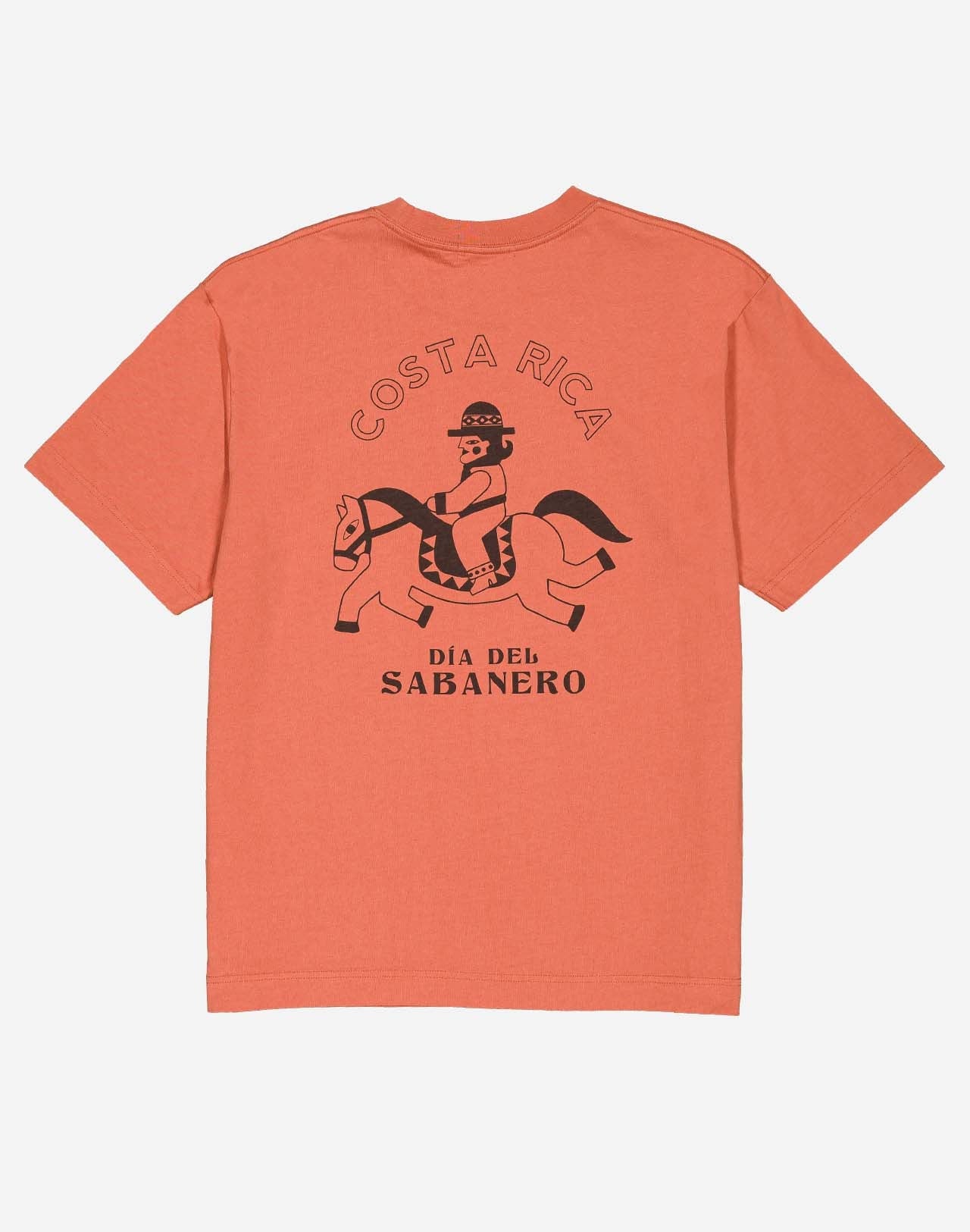 T-shirt en coton bio | orange "sabanero mandarine"