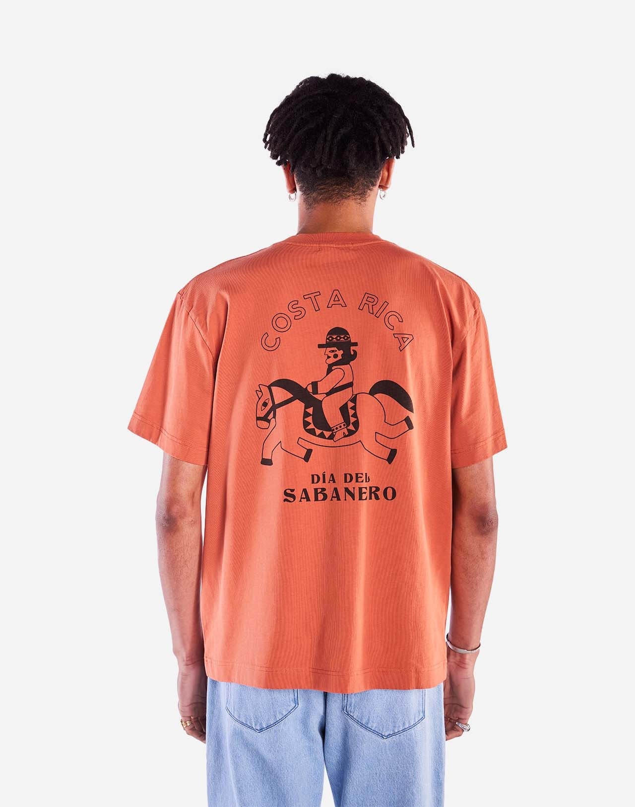 T-shirt en coton bio | orange "sabanero mandarine"