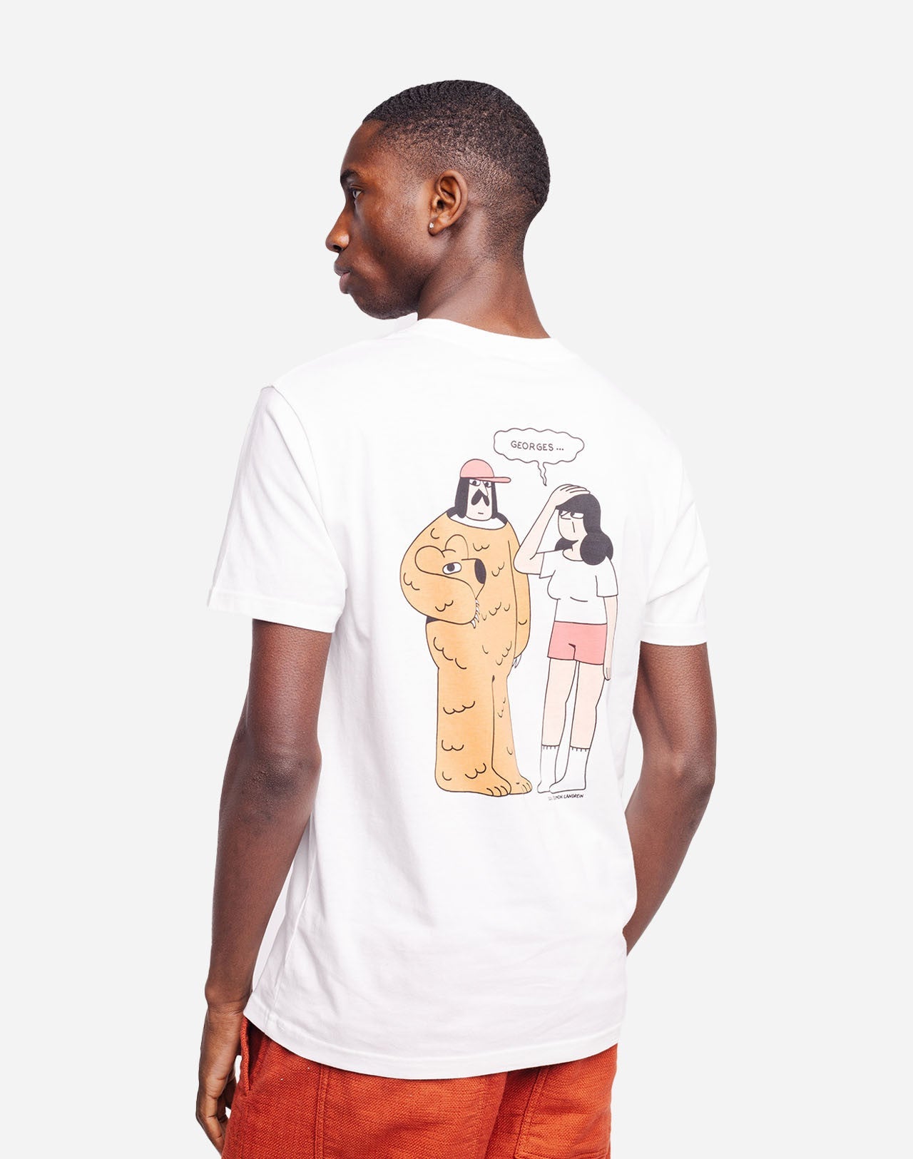 t-shirt en coton bio | écru "bear"