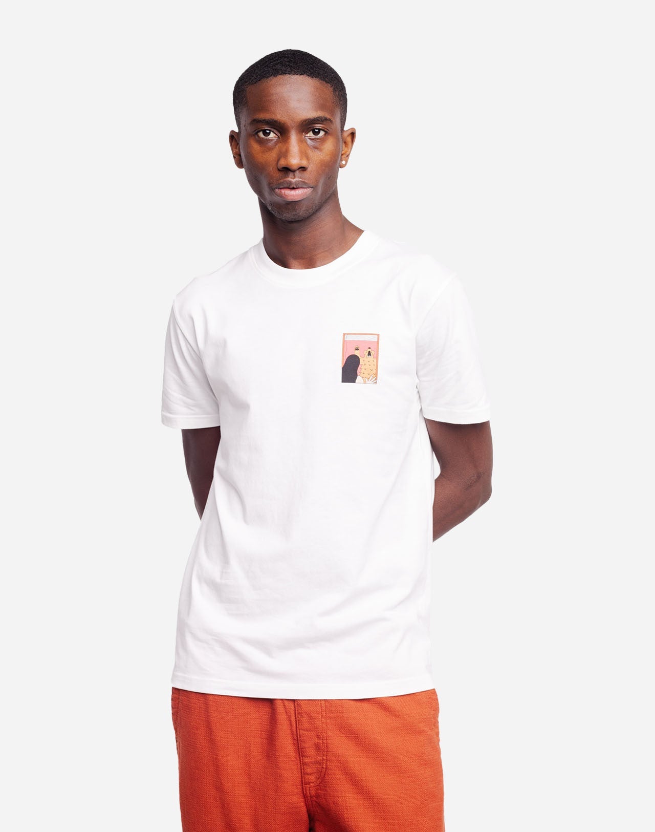 t-shirt en coton bio | écru "bear"