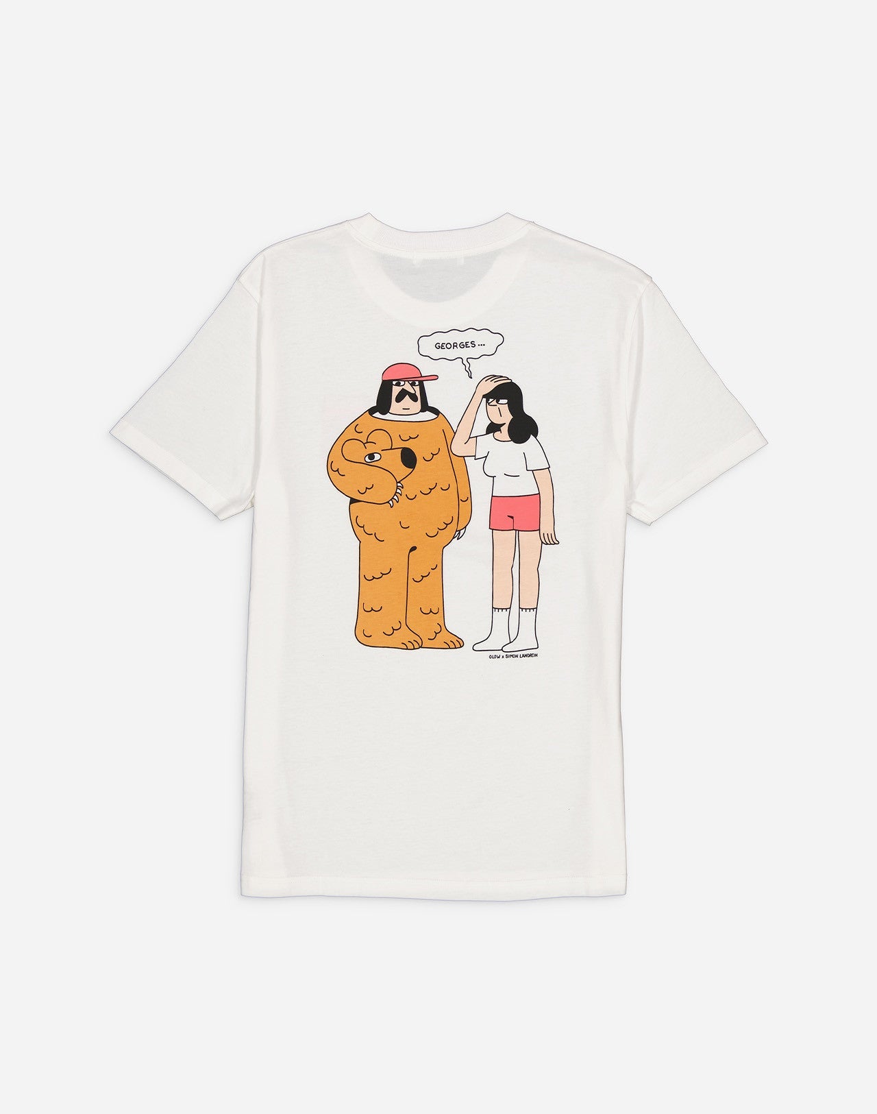 t-shirt en coton bio | écru "bear"