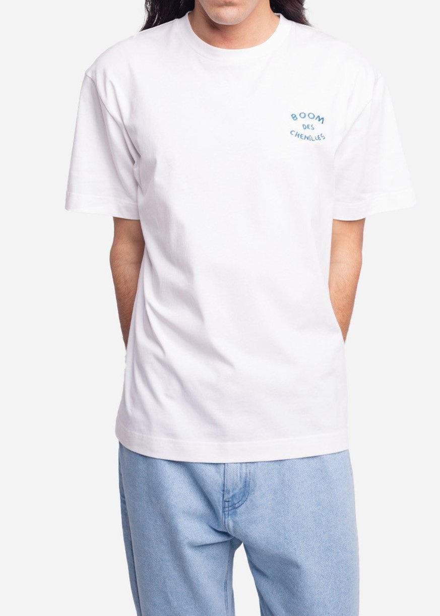 t-shirt en coton bio | écru "boom"