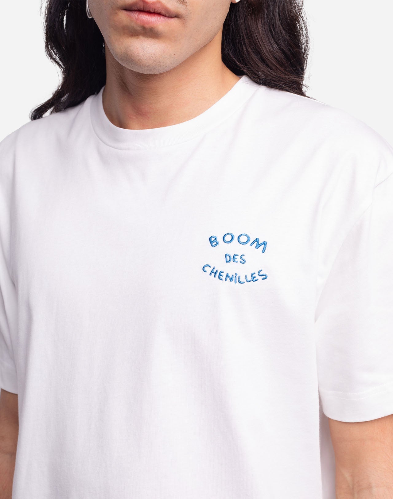 t-shirt en coton bio | écru "boom"