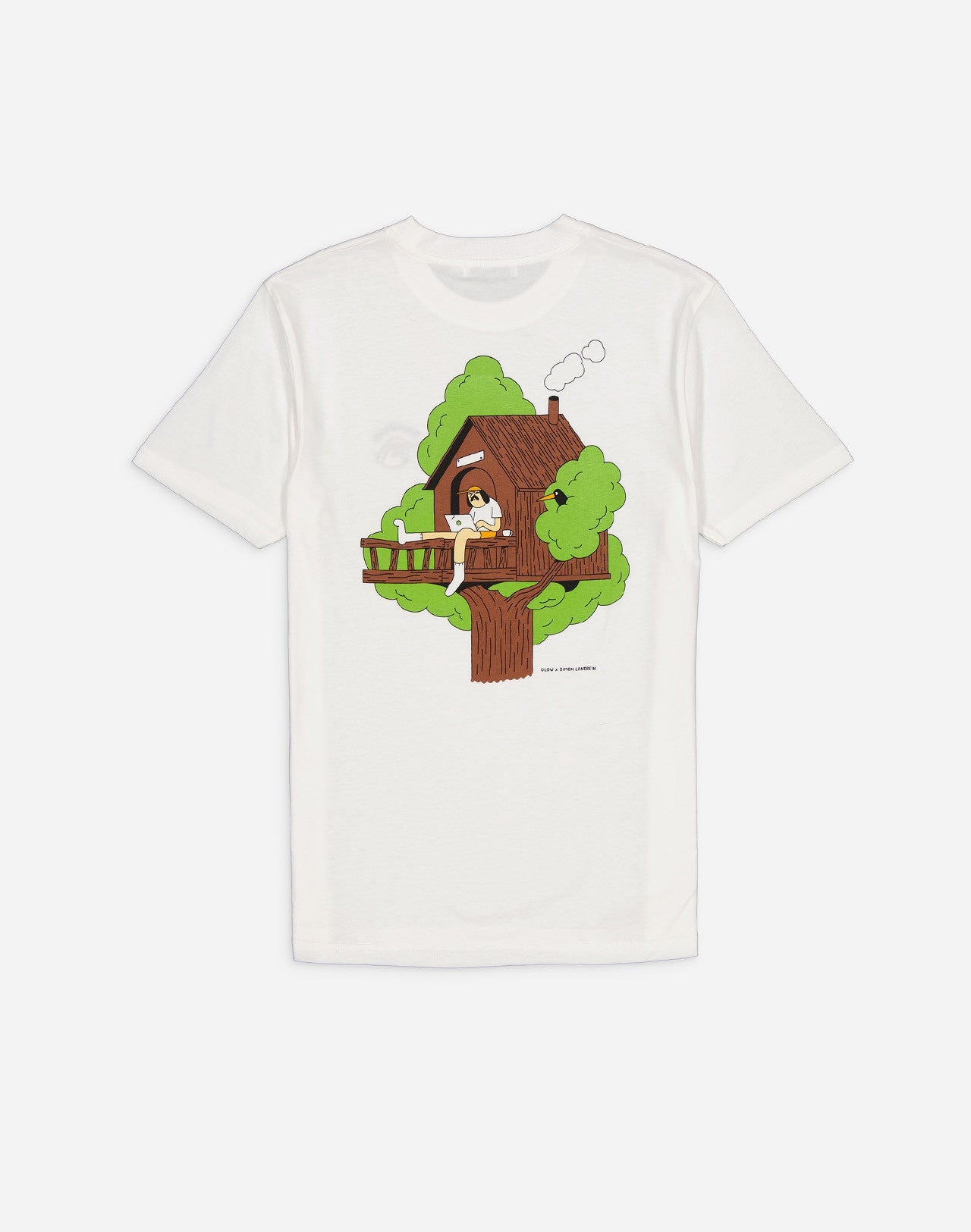t-shirt en coton bio | écru "freelancer"