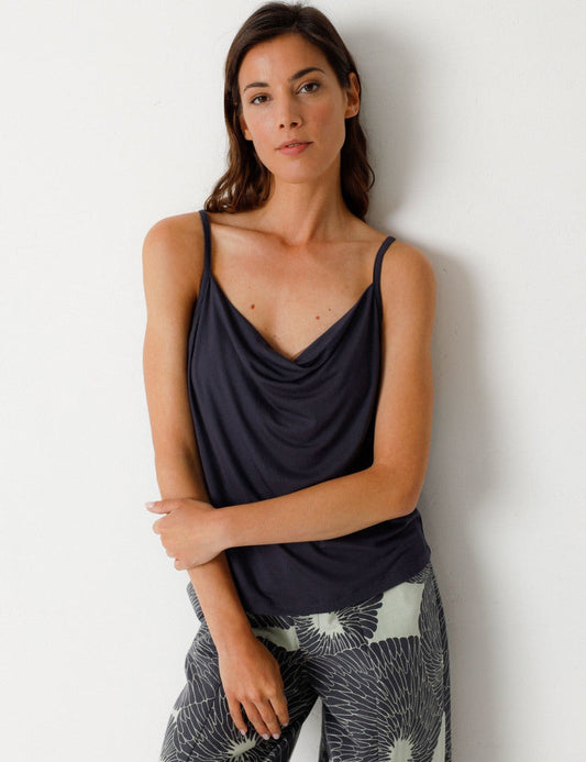 Top à bretelles en modal | gris "zazpi t-shirt dark grey"