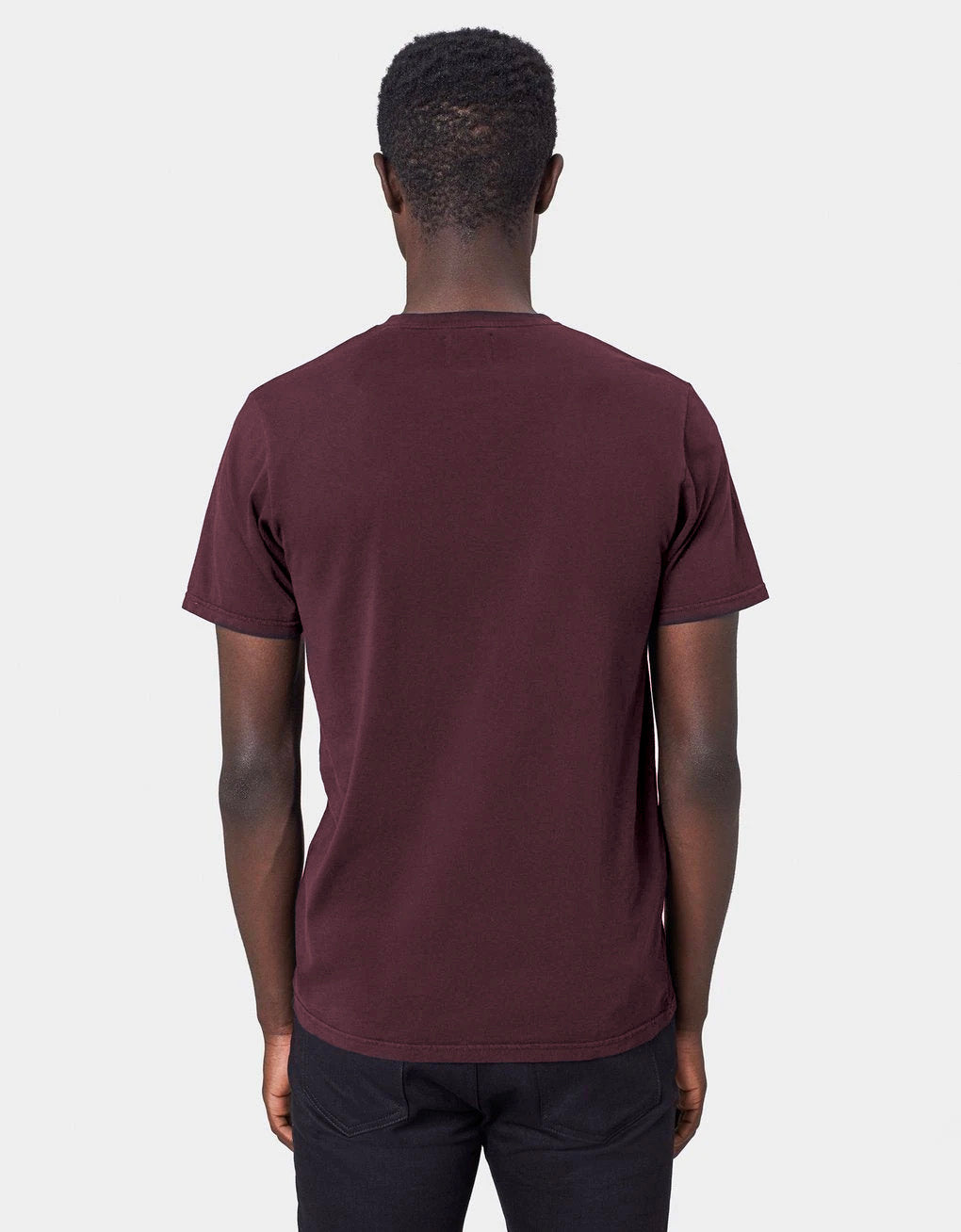T-shirt manches courtes en coton bio | prune "dusty plum"