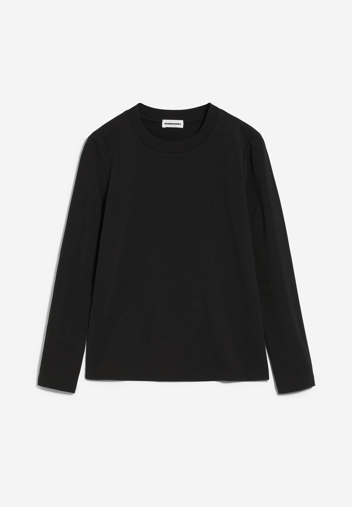 T-shirt manches longues épais noir en coton bio - taami black