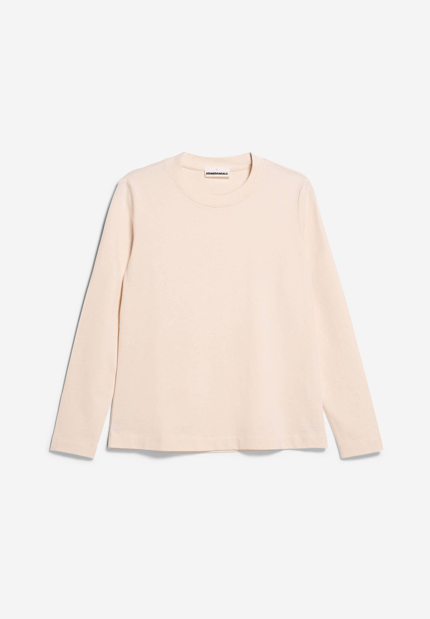 T-shirt manches longues en coton bio et recyclé | Écru "taaminiaa undyed"