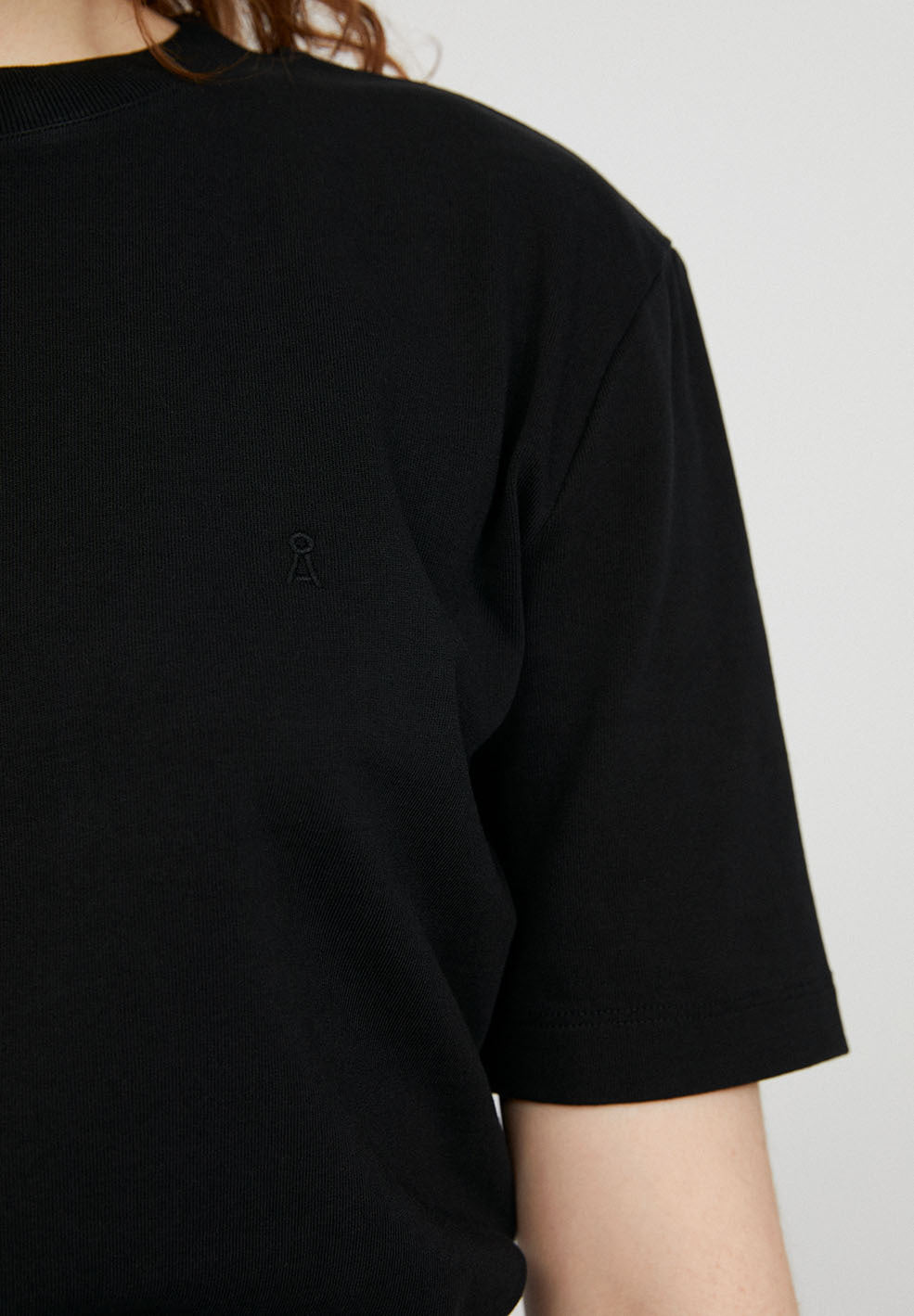T-shirt noir en coton bio - Tarjaa black