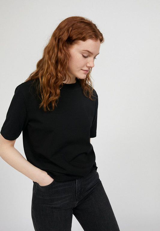 T-shirt noir en coton bio - Tarjaa black