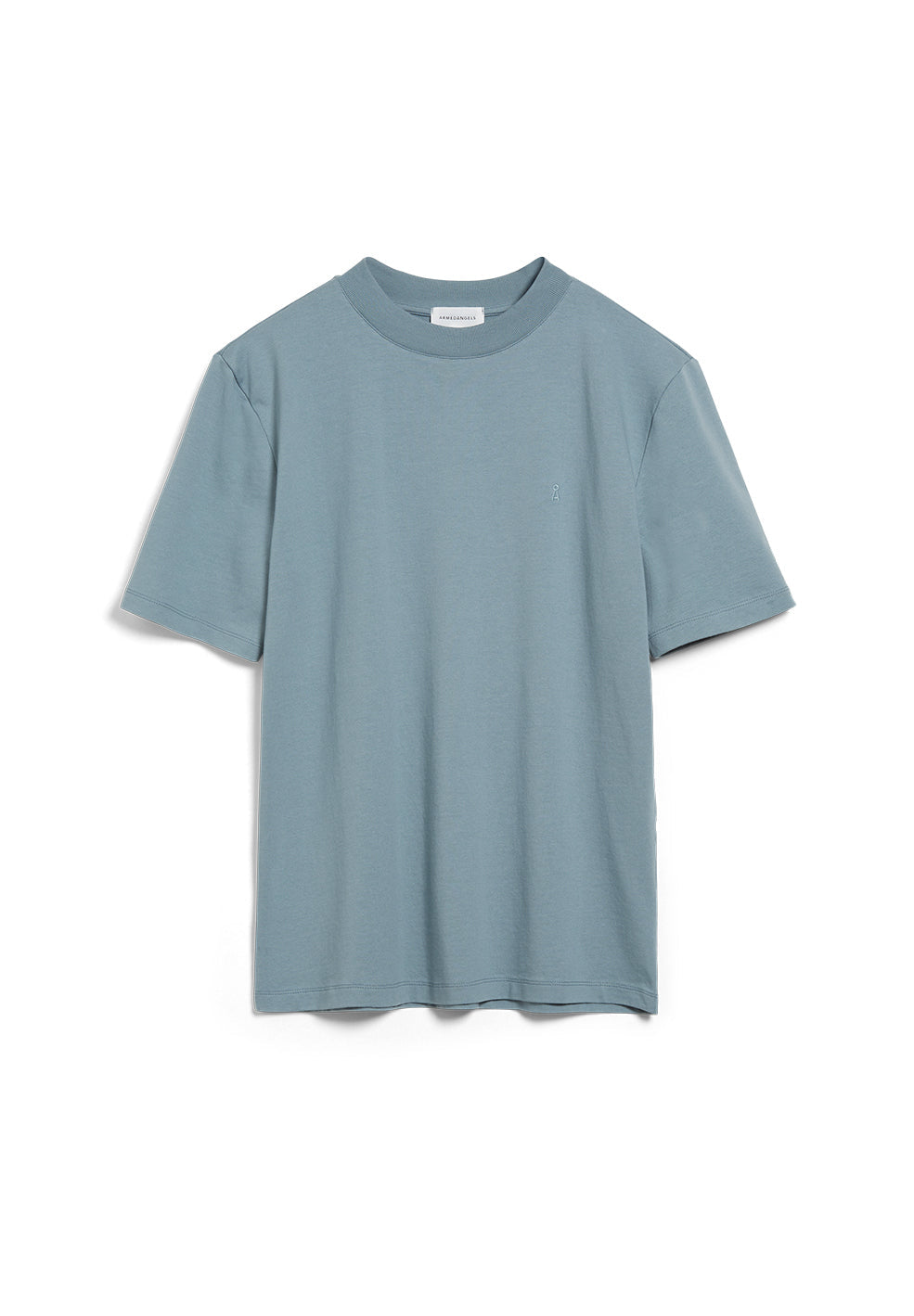 T-shirt bleu en coton bio - Tarjaa