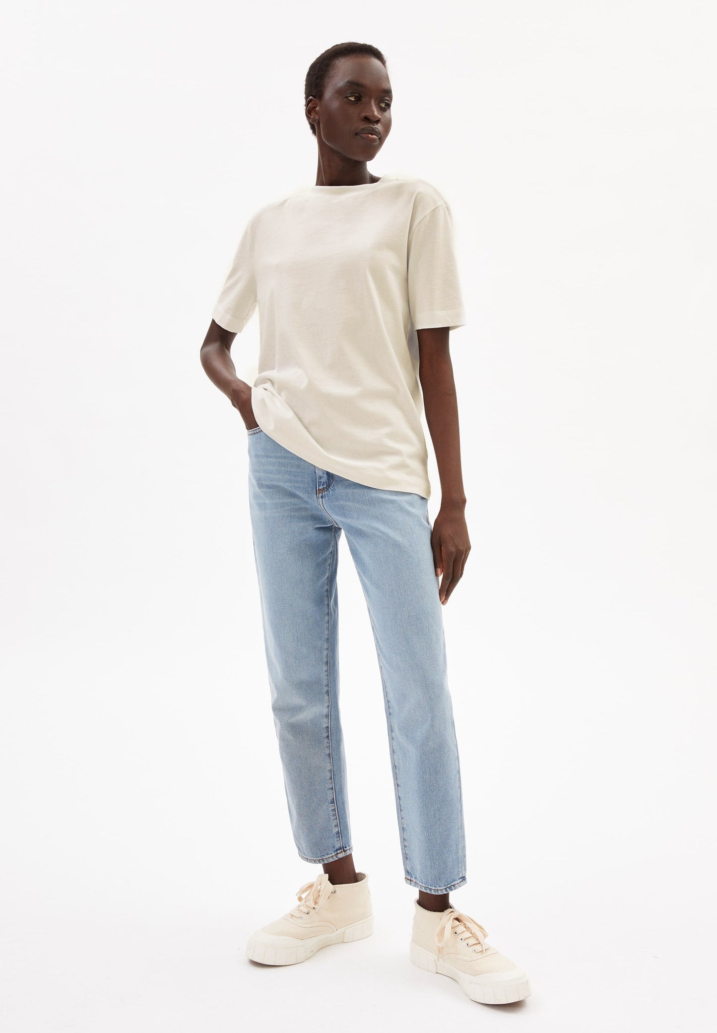 T-shirt non teinté en coton bio - Taraa
