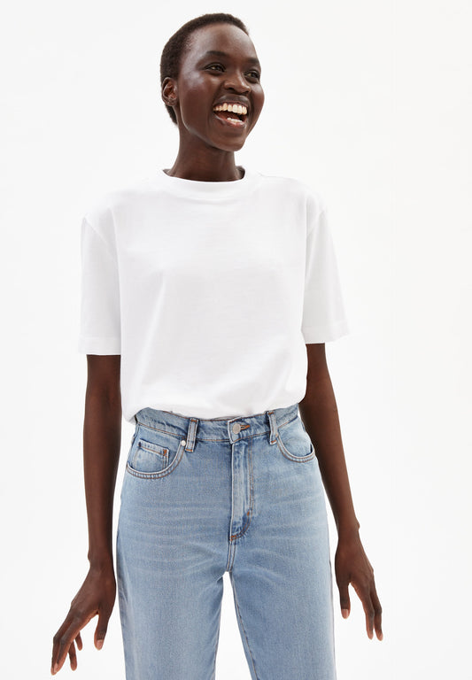 T-shirt blanc en coton bio - Taraa