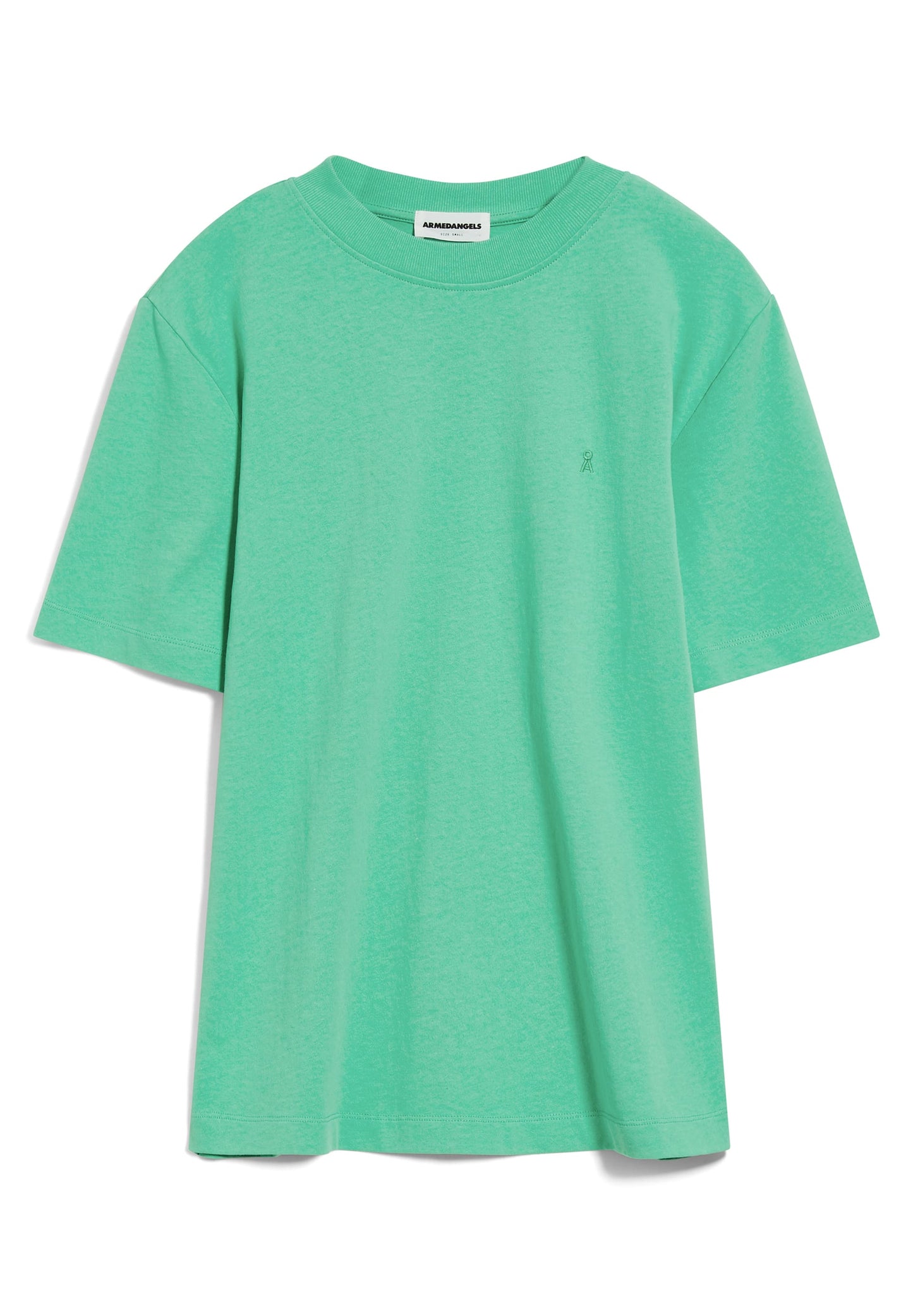 T-shirt vert citron en coton bio et recyclé - tarjaa bright lime