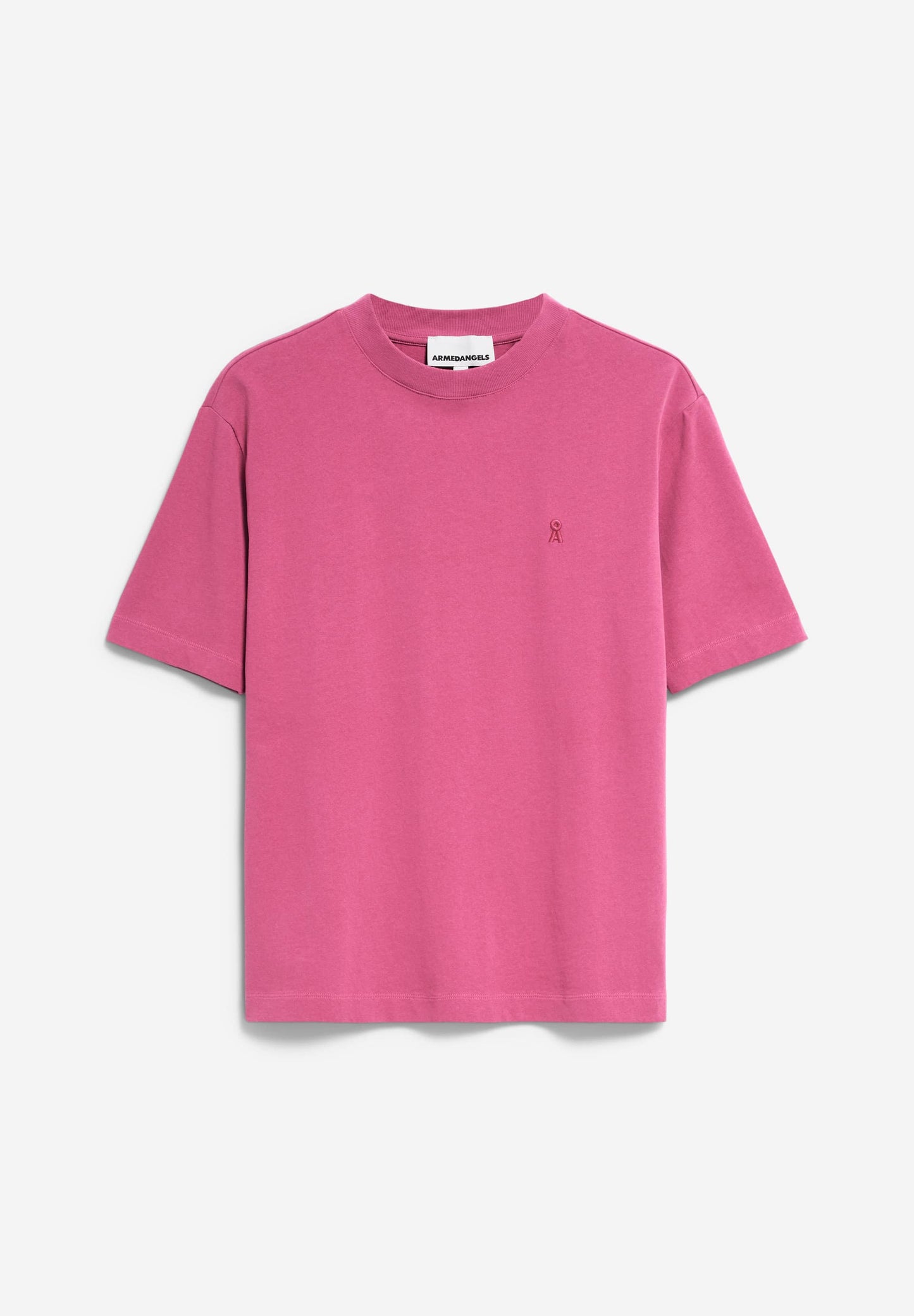 t-shirt en coton bio | rose "tarjaa - crushed berry"