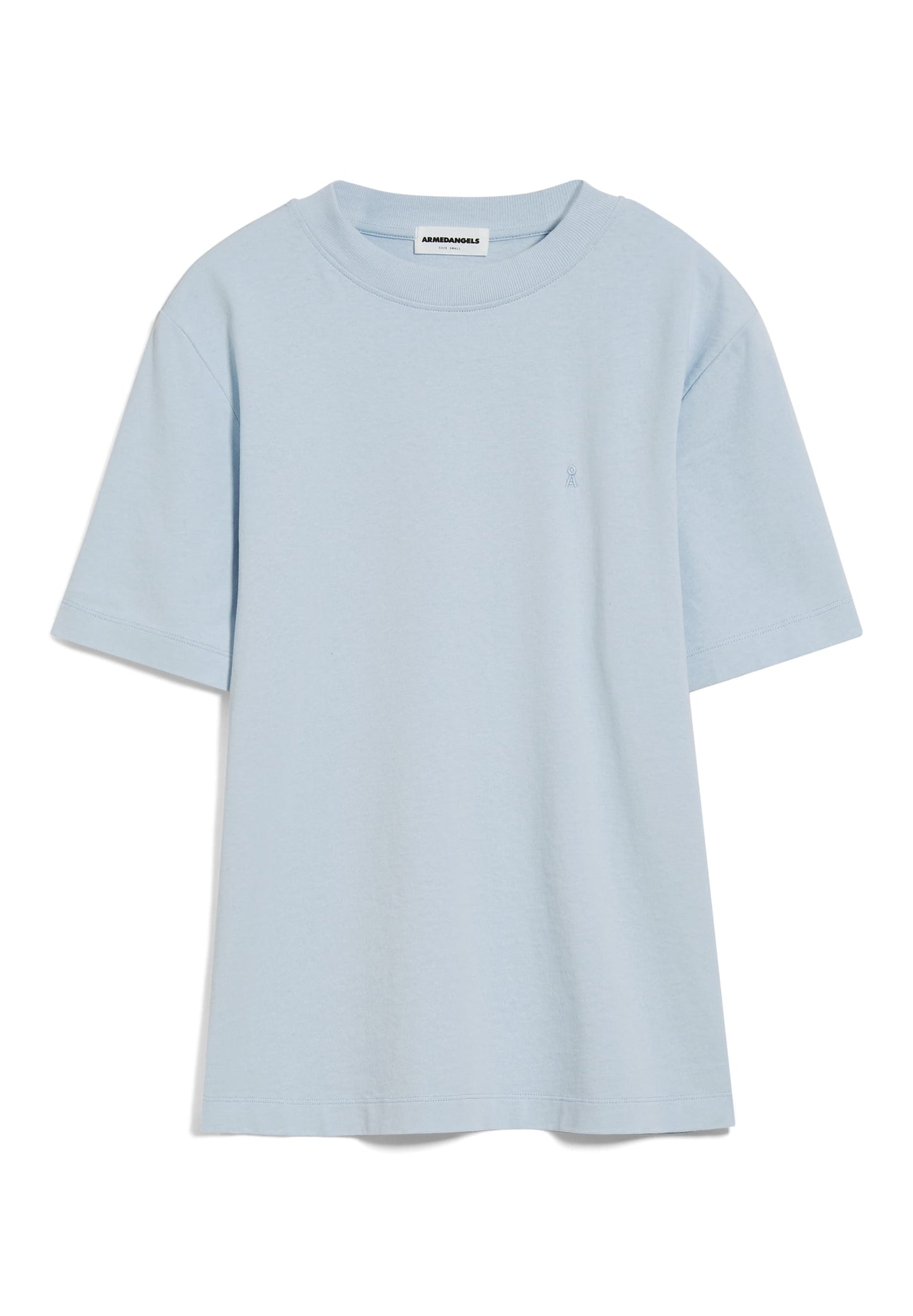 T-shirt bleu ciel en coton bio et recyclé - tarjaa morning sky