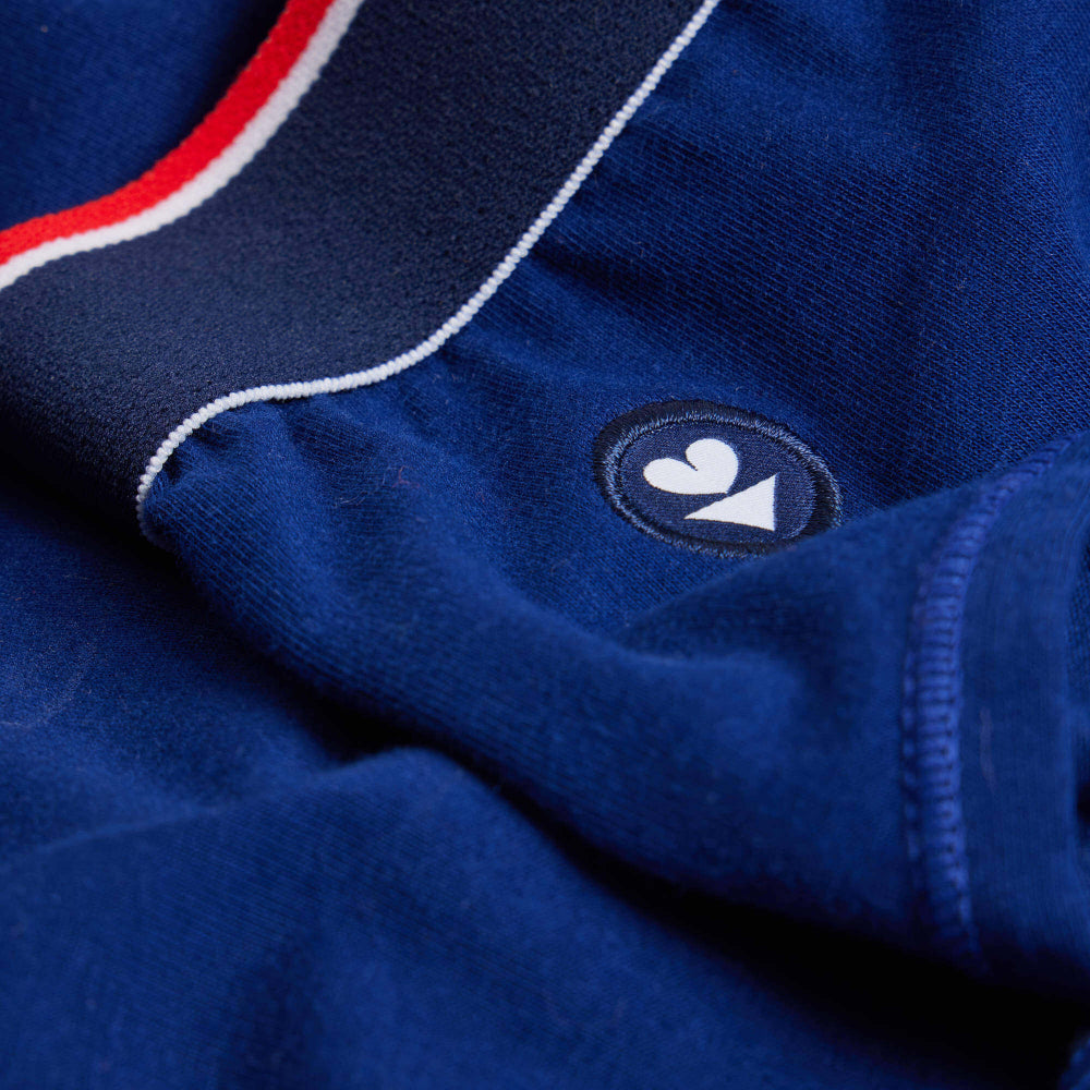 Slip en coton bio | bleu "terrible plus indigo"