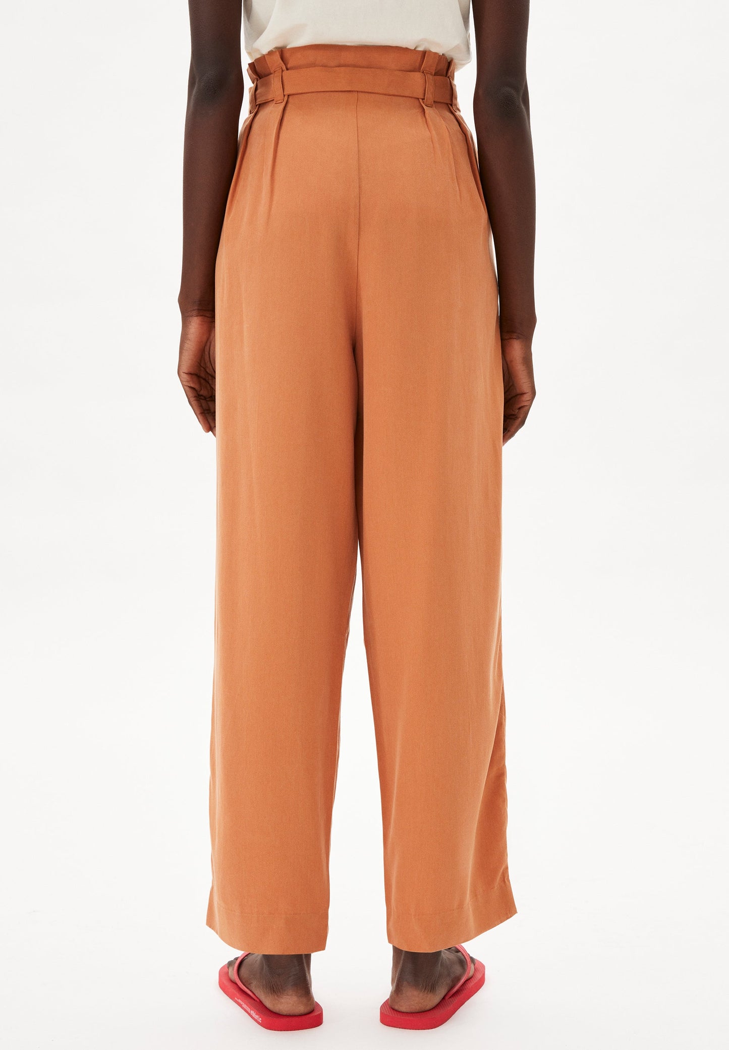 Pantalon orange en tencel - Timeaa