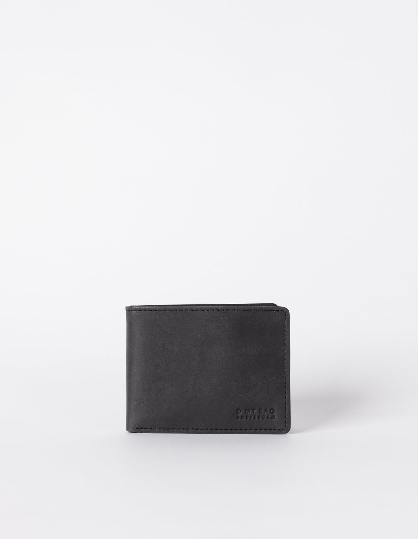 Portefeuille en cuir certifié | noir "Tobi's - black hunter leather"