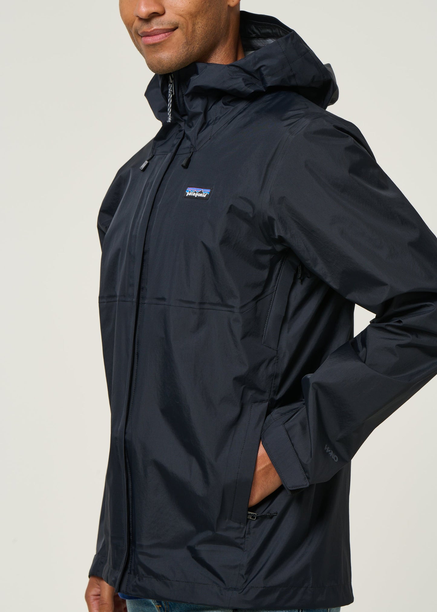 Imperméable  en nylon recyclé | noir "torrentshell 3l jkt black"