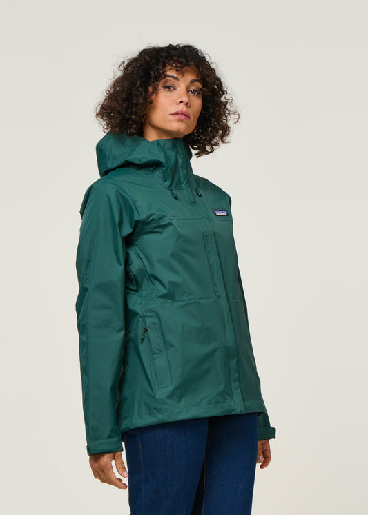 Imperméable en nylon recyclé | vert "w's torrentshell 3l rain jkt - casg"
