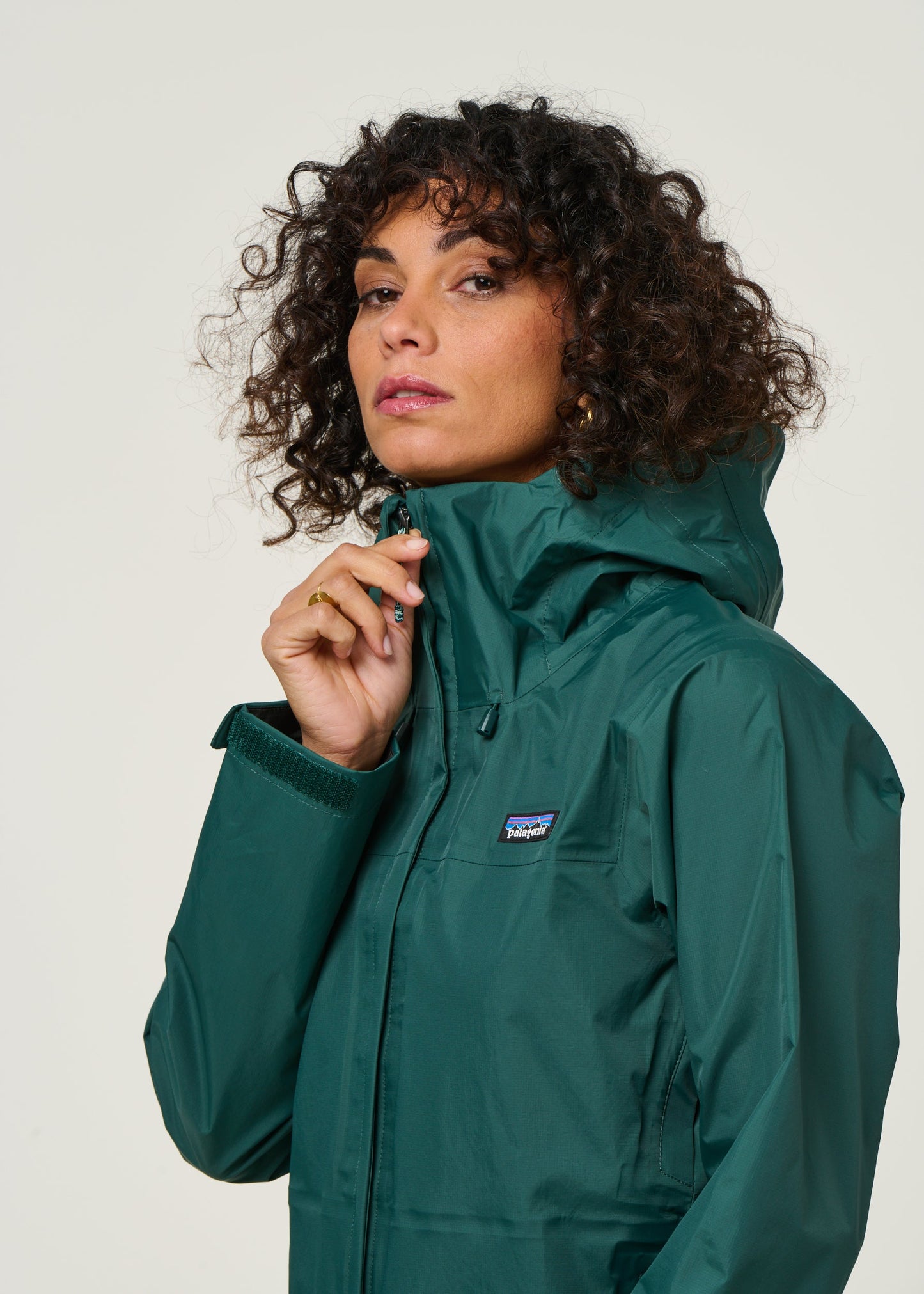 Imperméable en nylon recyclé | vert "w's torrentshell 3l rain jkt - casg"