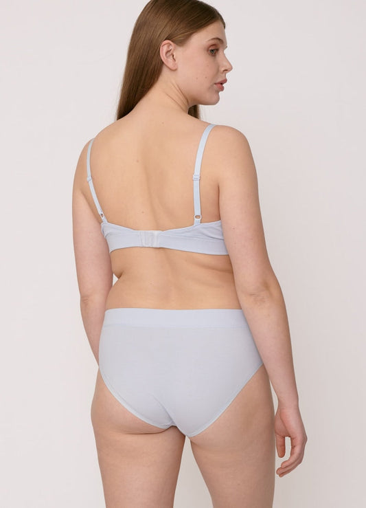 Pack 2 culottes bleu ciel en coton bio - light blue