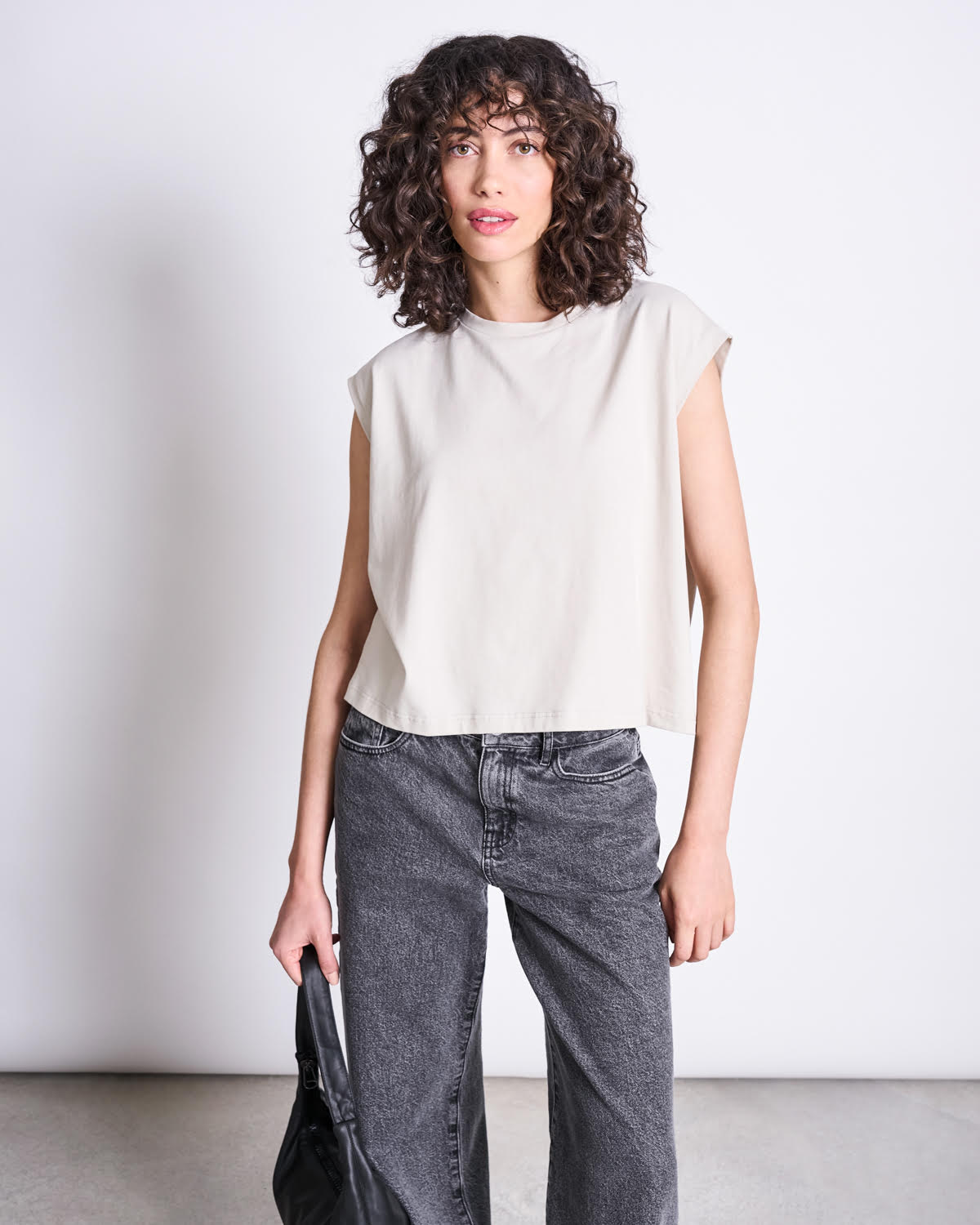 T-shirt en coton bio | écru "ovar - ivory"