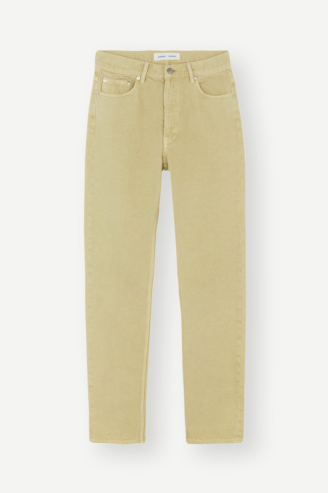 Jean droit vert clair en coton bio - susan jeans sage green