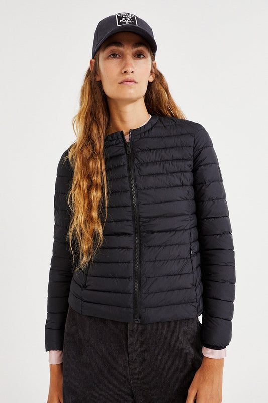Doudoune noire matelassée recyclée - USUAHIA JACKET