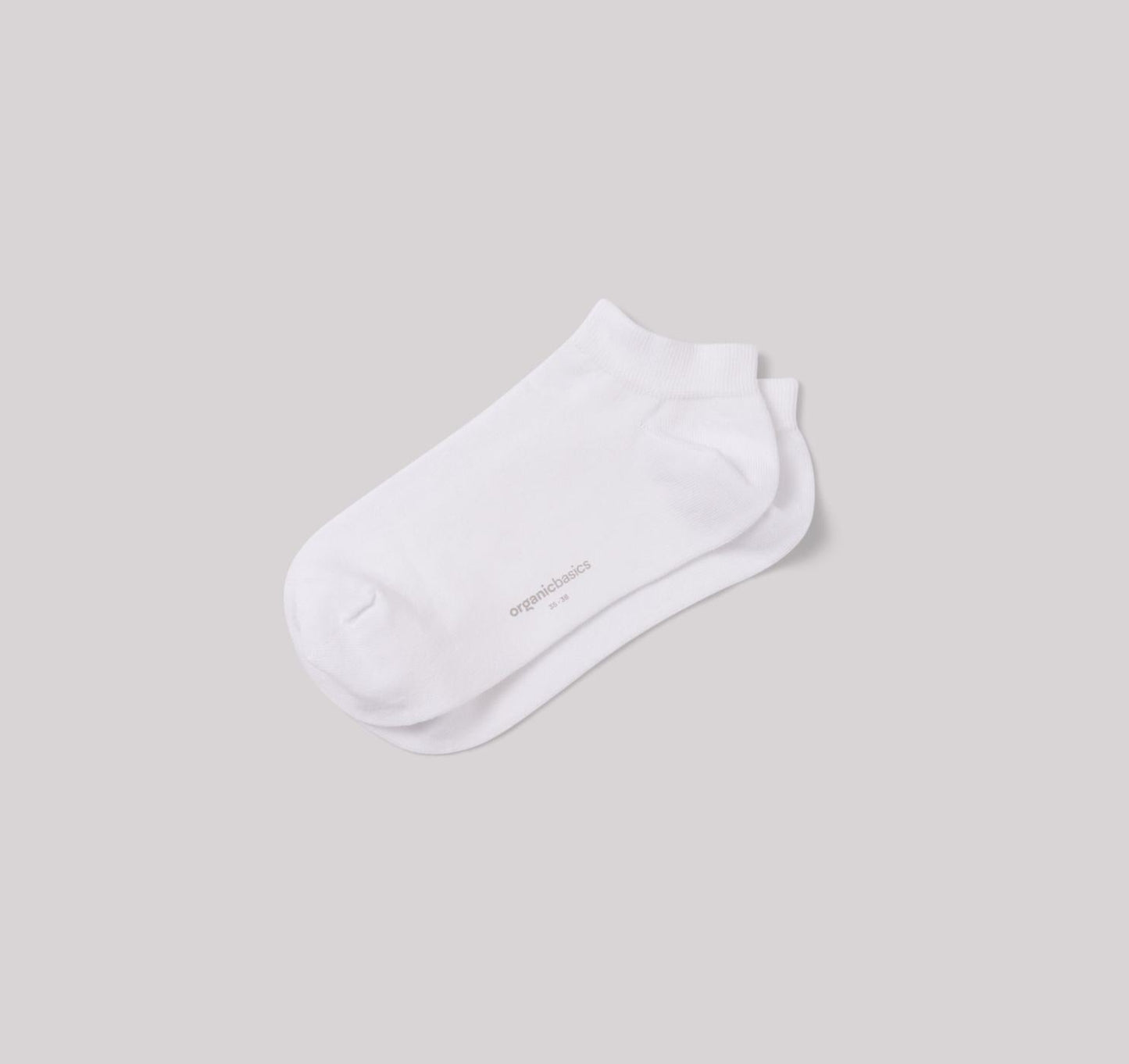 Pack 2 paires de chaussettes basses en coton bio | Blanc "white"