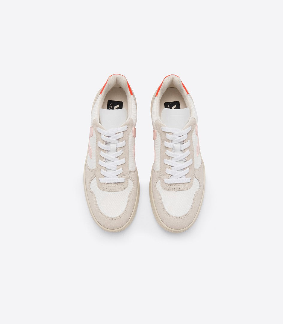 Baskets v-10 b-mesh white petale orange fluo