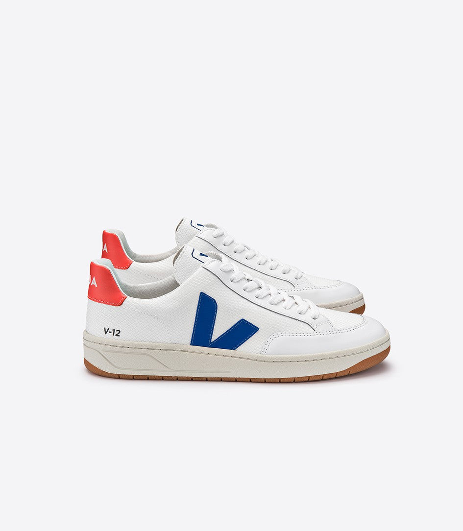 Baskets v-12 B-Mesh white indigo orange