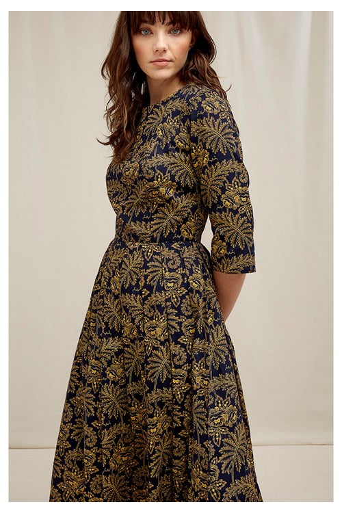 Robe patineuse imprimé fleuri en cotton bio - Rosa Print Dress