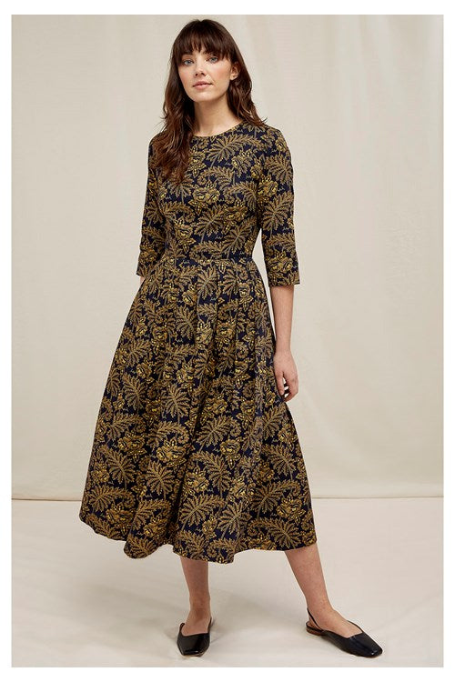 Robe patineuse imprimé fleuri en cotton bio - Rosa Print Dress