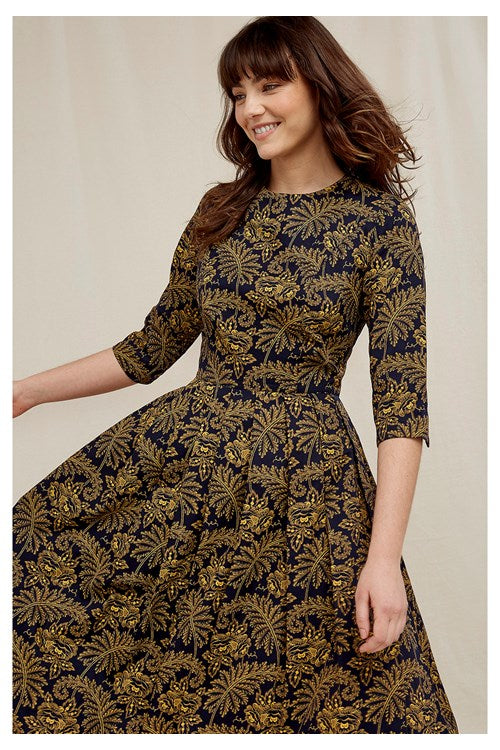 Robe patineuse imprimé fleuri en cotton bio - Rosa Print Dress