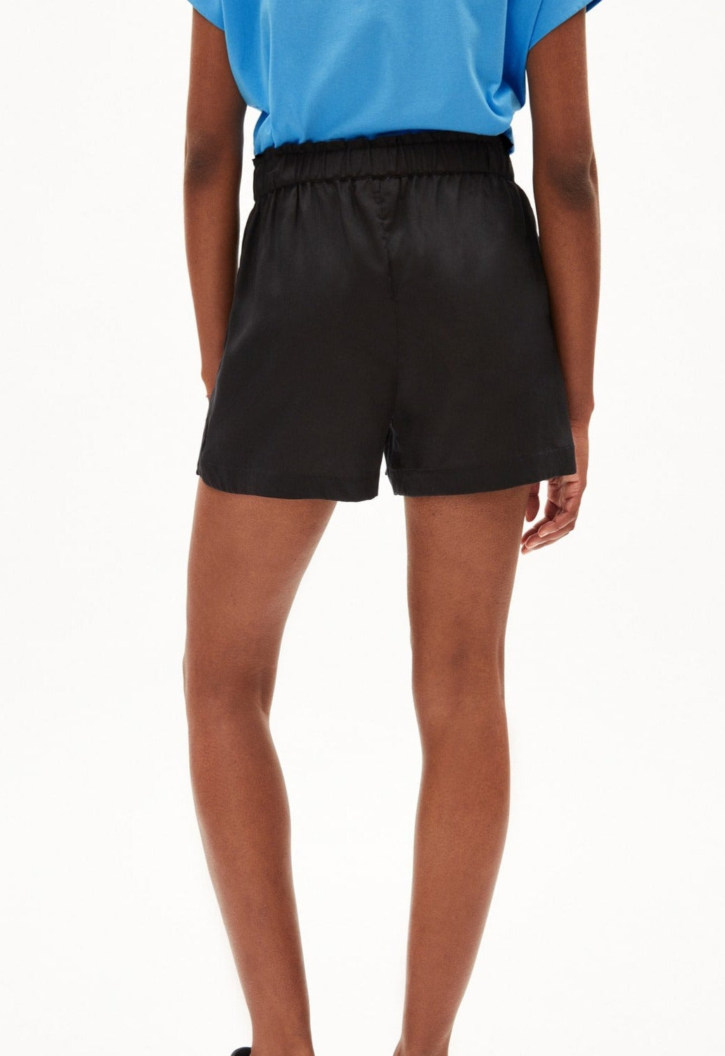 Short noir en tencel - vaanna black