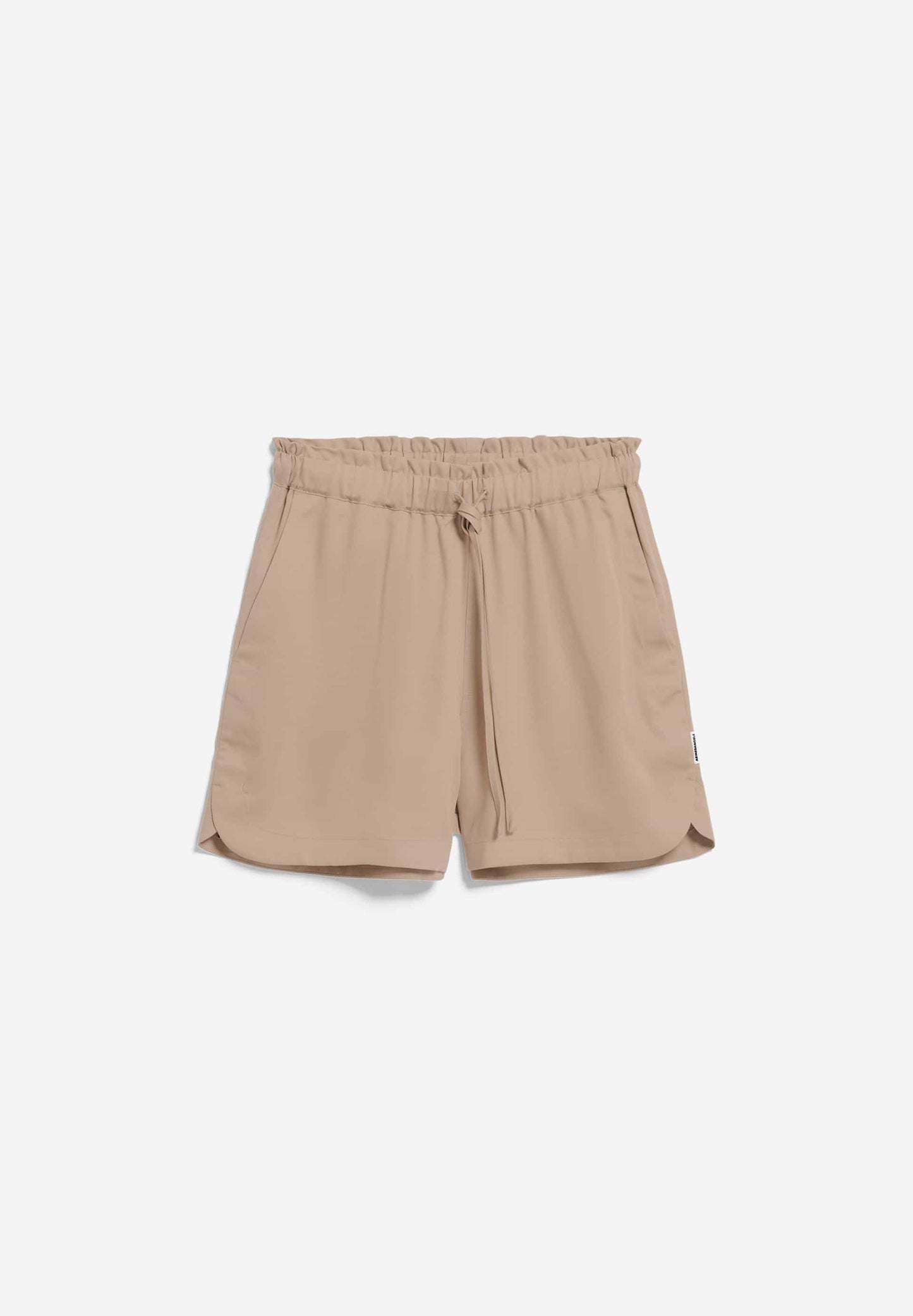 Short fluide en tencel | marron clair "vaanna - cinnamon dust"
