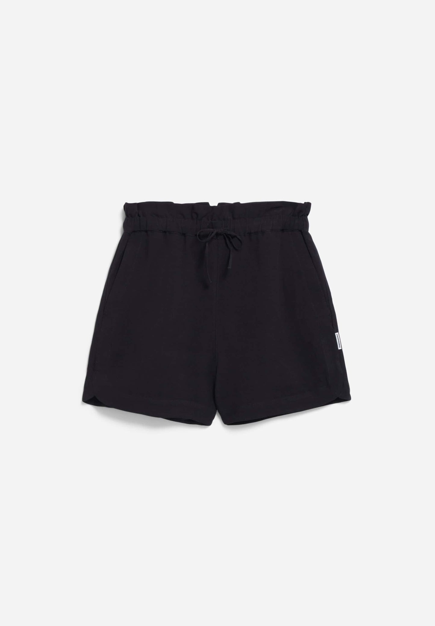 Short en eCOVERO® (par LENZING®) | noir "vaanna lino - black"