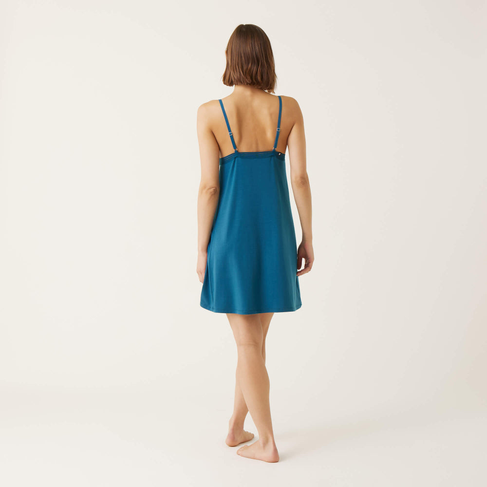 Nuisette made in France en lyocell | bleu "valerianne bleu mediterranee"