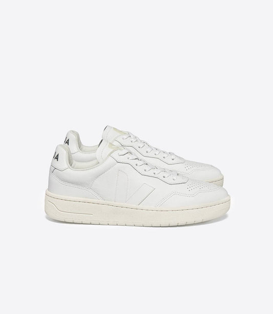 Baskets en suède et cuir certifié | blanc "v-90 o.t. leather extra white"