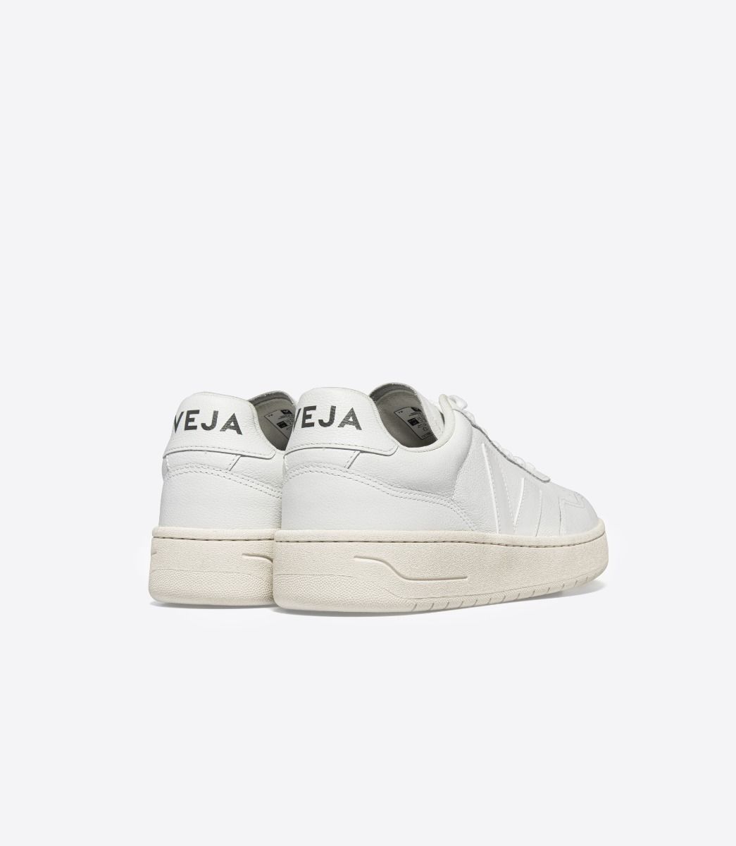 Baskets en suède et cuir certifié | blanc "v-90 o.t. leather extra white"